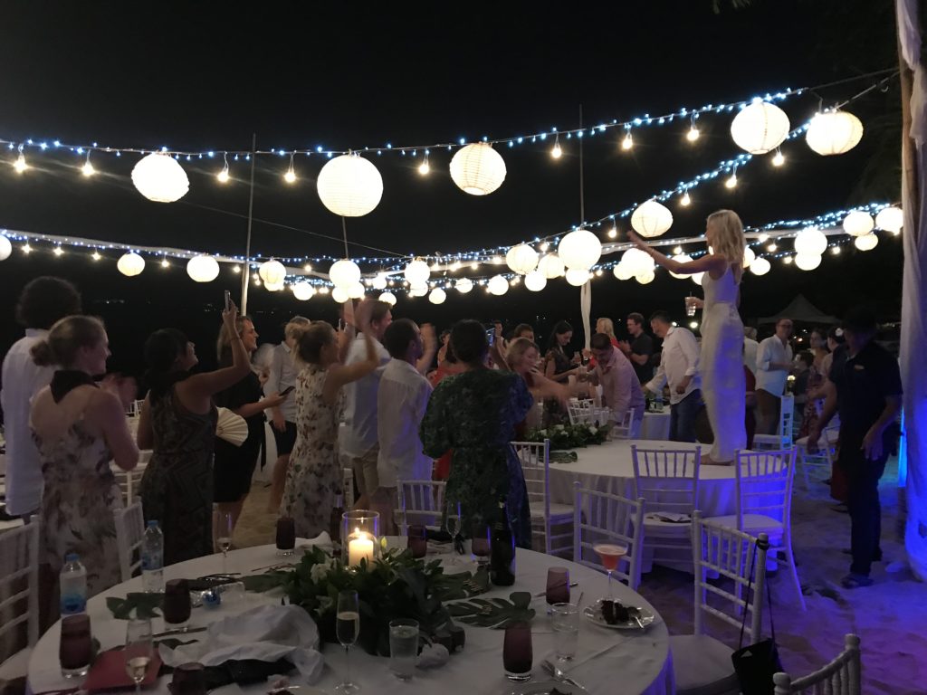 Bride Dancing Tables
