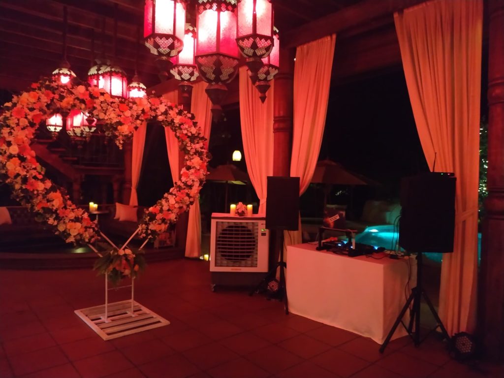 Wedding DJ Setup