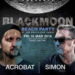 Black Moon Party Flyer