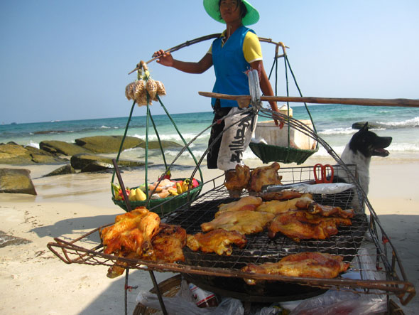 grilled chicken beach - Cheongmon